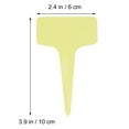 thumbnail image 2 of GAXIRE 100Pcs -Shape PVC Plant Tags Reusable for Plastic Label Tags 3.9X2.4X0.08In, 2 of 8