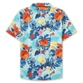thumbnail image 3 of Trajes hawaianos a juego en azul cromoncent para papá e hijo, 3 of 7