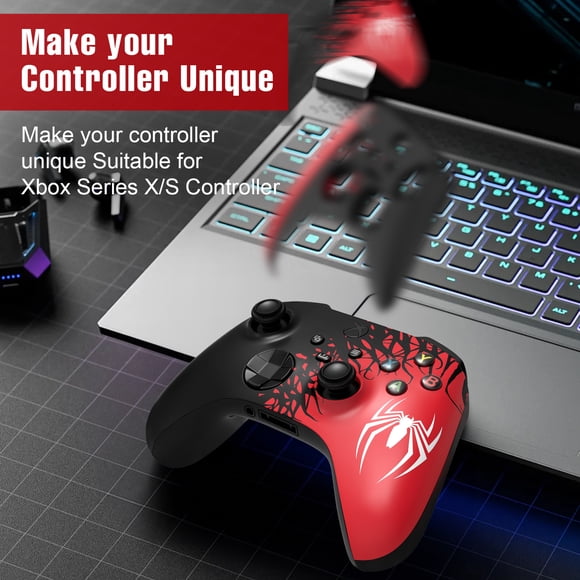 Recambio de cubierta para carcasa del mando Xbox Series X/S. Placa frontal para accesorios del mando Xbox