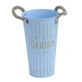 thumbnail image 4 of LULULION Retro Blue Metal Flower Bucket Durable Iron Flowerpot for Home Decoration, 4 of 8