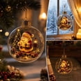 thumbnail image 6 of Fountwell Glowing Christmas Story Ornament 3.15in LED Light Up Holiday Ball for Tree Mantel, 6 of 7