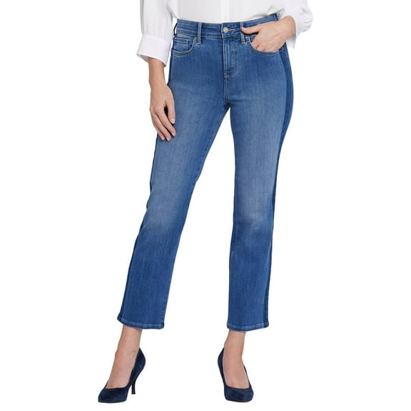 NYDJ womens  Petite Marilyn Azure Wave Ankle Crop Jean, 0P