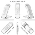 thumbnail image 4 of Qocolhg Book Reading Light,Silent Touch Book Lamp for Reading in Bed,Rechargeable Clip on Booklight with 3 Colors & 9 LEDs Precise Dimming for Eye Caring Night Reading,Book Lovers,Kids,White, 4 of 6