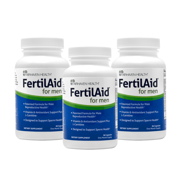 Fertilaid For Men Male Fertility Supplements 3 Month Supply Walmart Com Walmart Com