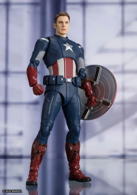 S.H.Figuarts Avengers 4 Captain America Figure SHF Movable Collection Toy New in 