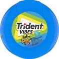 thumbnail image 4 of Trident Vibes Sour Patch Kids Sugar Free Gum, Blue Raspberry, Regular Size, 40 Piece Bottle, 4 of 7