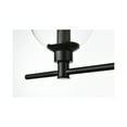 thumbnail image 4 of Living District Jaelynn 3 Light Black And Clear Bath Sconce, 4 of 5