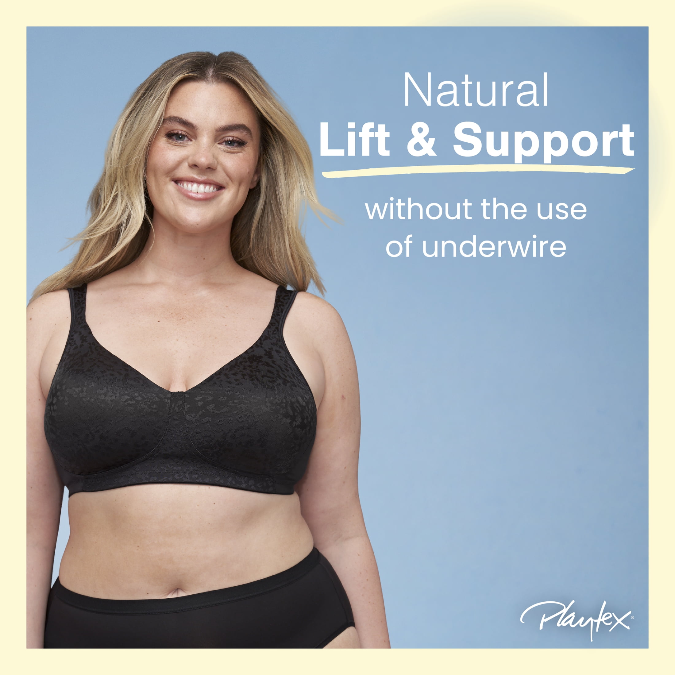 Playtex Women's 18 Hour Ultimate Lift & Support Smoothing Wireless Bra - Moisture-Wicking