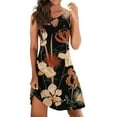thumbnail image 1 of Eashery Dresses for Womens Pinrted Loose Plus Size Womens Dresses Orange S, 1 of 5