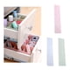 thumbnail image 5 of Ounissouiy Divisor de cajón de plástico ajustable, 4 uds./8 Uds., estantes de almacenamiento DIY, tablero de partición de combinación libre Almacenamiento y organización del hogar rosa 8 piezas, 5 of 6