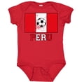thumbnail image 3 of Inktastic Peruvian Soccer Boys or Girls Baby Bodysuit, 3 of 5