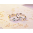 thumbnail image 5 of Anillos De Pareja Ajustables Color Plata 6 Piezas, 5 of 5