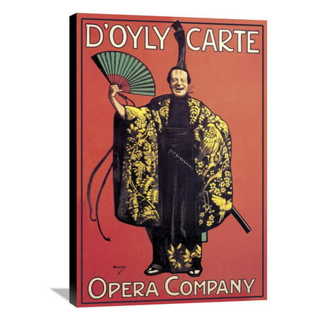 Global Gallery DOyly Carte Opera Company (Asian Costume) Wall Art