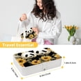 thumbnail image 5 of Panda Portable PU Leather Jewelry Organizer with Removable Compartment, Necklace Holder, Bracelet Holder, and Jewelry Boxes, 5 of 6