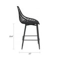 thumbnail image 4 of Jamesdar Kurv Counter Chair in Black (set of 2), 4 of 6