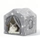 thumbnail image 1 of Casa para Perros de Interior Pelemee con Estrellas Luminiscentes Nocturnas y Armazón Gris, 1 of 7