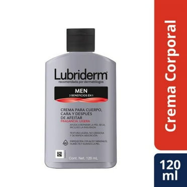LUBRIDERM MEN'S 3-IN-1 MOISTURIZING BODY LOTION WITH ALOE 120ml
