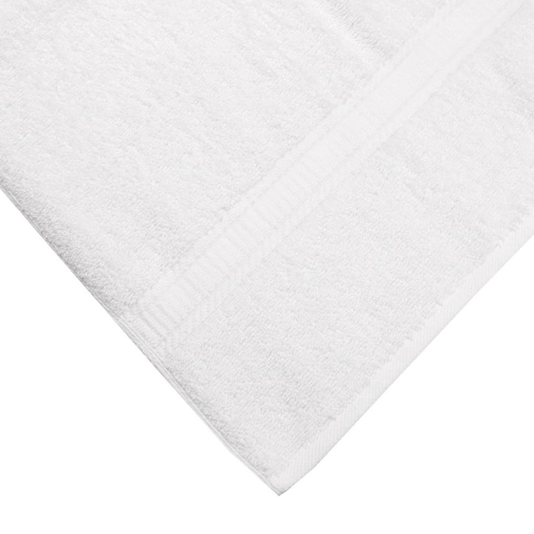 Mainstays Solid Hand Towel, White 