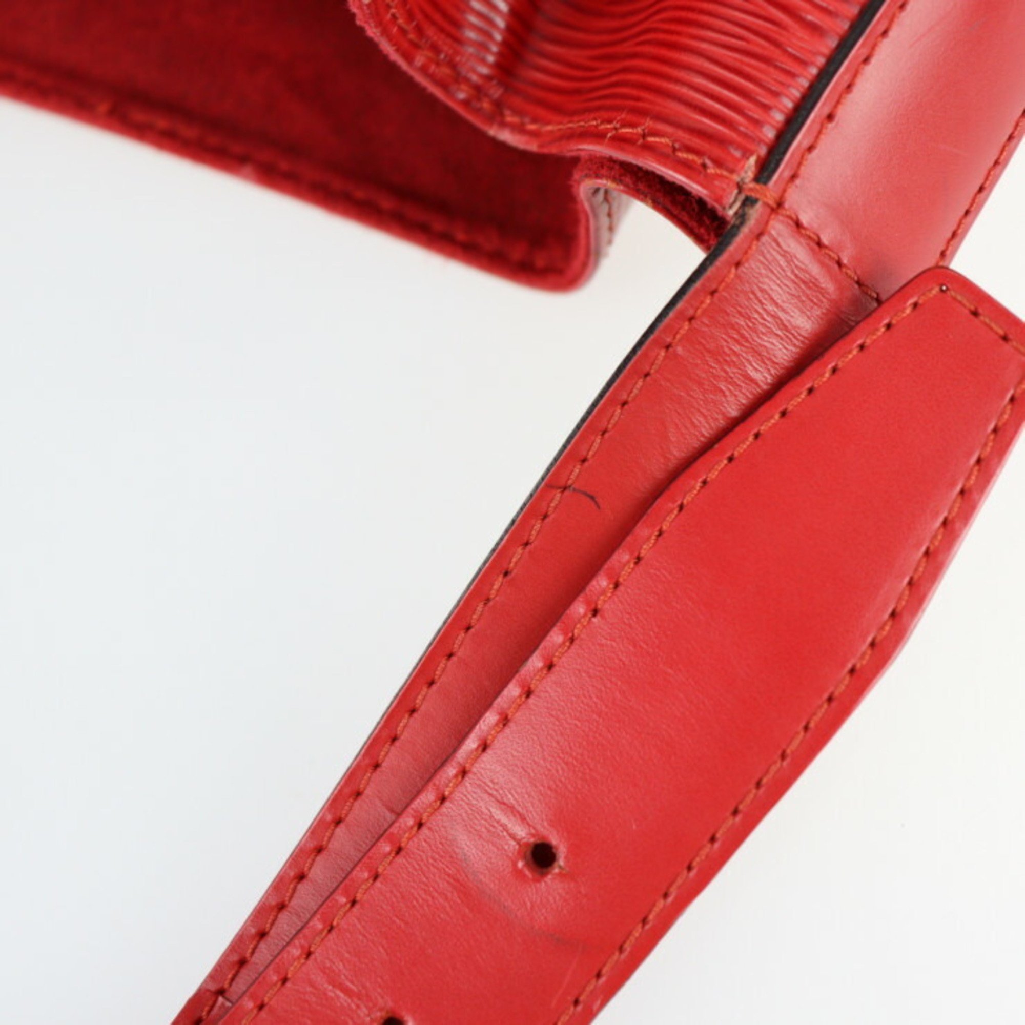 079 Pre-Owned Authentic Louis Vuitton Red Epi Leather