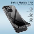 thumbnail image 3 of Original Transparent Black Silicone Soft Case For iPhone 15 Pro Max Carcasa Ultra Thin Case for iPhone 14 13 12 Mini 11 Pro Max, 3 of 6
