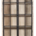 thumbnail image 3 of Veria China Cabinet, 2 Glass Door Arch Frame, Whitewash Wood, 83 Inch, 3 of 6