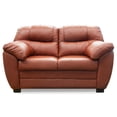 thumbnail image 2 of Love Seat de Piel Genuina ConfortoPiel  Toscana Terracota, 2 of 5
