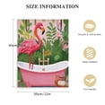thumbnail image 2 of ONETECH  Flamingo in Bathtub Bathroom Canvas Prints Wall Decor Tropical Pink Flamingo Canvas Art Sign Canvas Poster Gifts for Home Toilet Bathroom Decor, 2 of 5