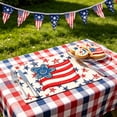 thumbnail image 5 of Beautynvta 4th of July Placemats, Stars and Stripes Patriotic Placemats, Red White Blue Heat-Resistant Washable Table Mat for Kitchen Dining Table Decor, 16.5x12.6 Inch, 5 of 6