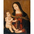 thumbnail image 2 of Antoniazzo Romano 12x14 Gold Ornate Wood Frame and Double Matted Museum Art Print Titled - Madonna and Child (15th or Early 16th Century), 2 of 4