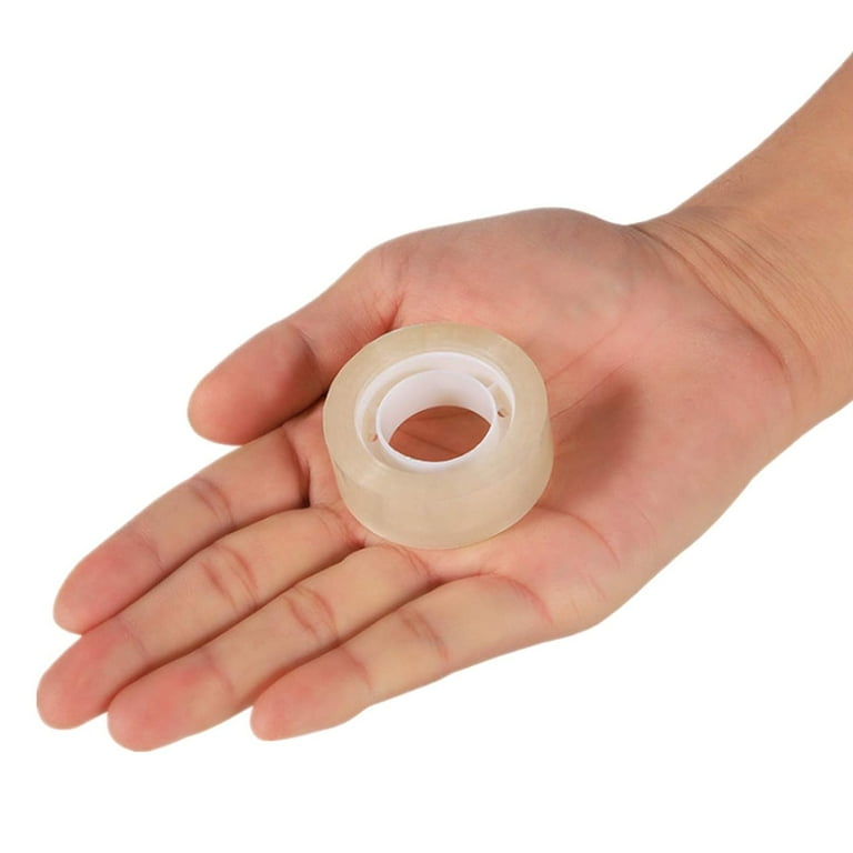 24 Pack Clear Gift Wrapping Tape - 0.75 Inch X 30 Meters Each, Invisible Tape For Presents & Crafts