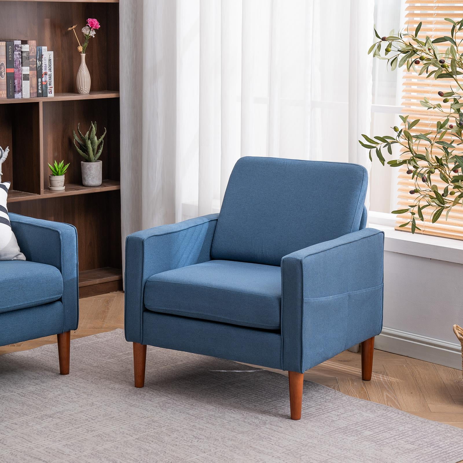 Blue sale side chair