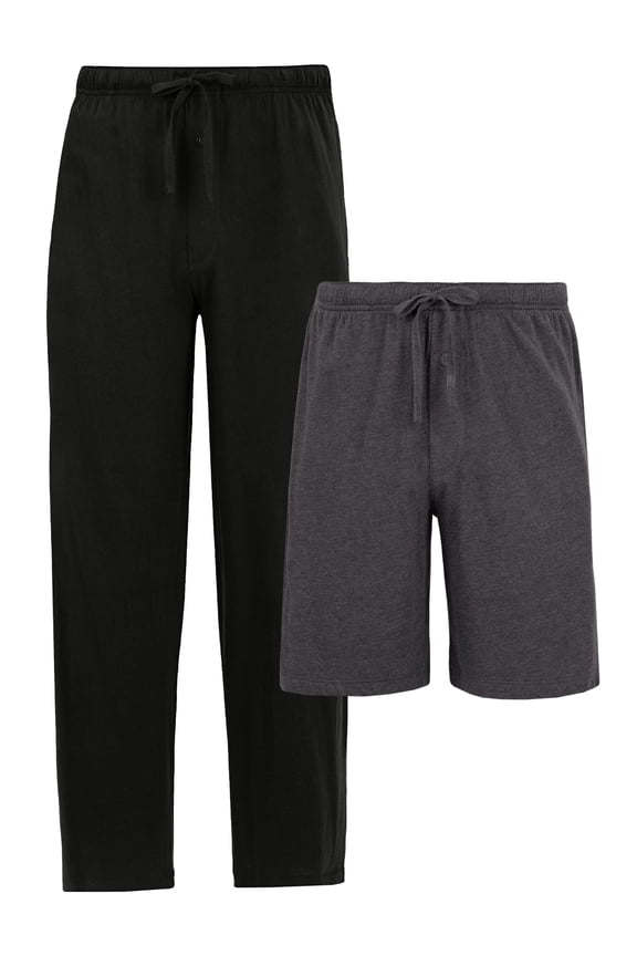 Men's Sleep Short and Pant Bundle, 2-Pack, Sizes S-XL