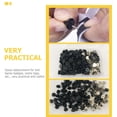 thumbnail image 4 of Miangastore 100 Sets Rubber Pin Backs Lapel Pin Backs Pin Safety Backs Flat Round Needles, 4 of 9