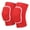 Red, variant on Yajisi Adult Thick Sponge Knee Pads for Dance Yoga Sports, Pull-On Elastic Protective Brace, Breathable Moisture Wicking Crashproof Support Guard, White, One Size, 1 Pair (8.1 in / 20.5 cm)
