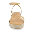 thumbnail image 6 of Journee Womens Odelia Buckle Espadrille Sandals, 6 of 9