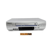 Pre-Owned Panasonic PV-4523 Hi Fi VHS VCR Player w/ Original Remote, Manual, A/V Cables & HDMI Converter