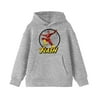 The Justice League The Flash Youth Athletic Heather Hoodie-M