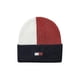 thumbnail image 1 of Gorro Tommy Hilfiger a rayas acanalado para hombre, color blanco, 1 of 2