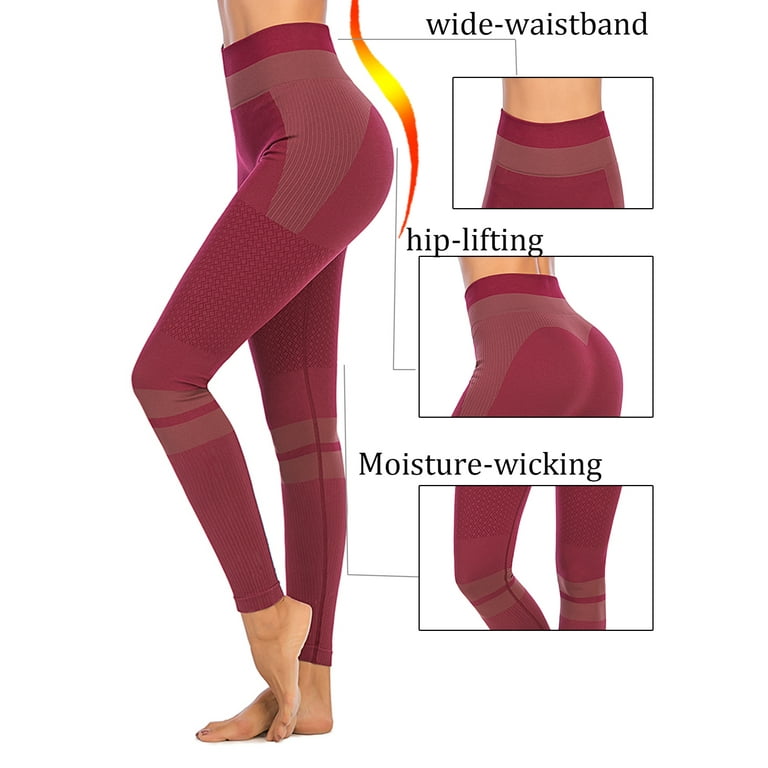 Womens Ultra Stretch Comfy Skinny Pants, Capri Sport Fitness Running Pants  Tummy Control Athletic Leggings 