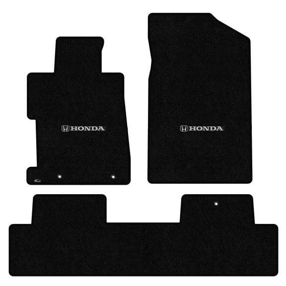 Lloyd Mats Custom Fit Floor Mats for Honda Civic 2 Door Stick 2006-2011 LogoMat 3Pc Set Black