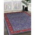 thumbnail image 2 of Ahgly Company Indoor Rectangle Mid-Century Modern Light Purple Blue Oriental Area Rugs, 5' x 7', 2 of 6