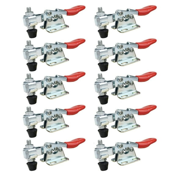 Ciwanning Horizontal Toggle Clamp Quick Releases Metal Clamp Tool for Woodworking Projects