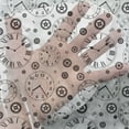 thumbnail image 3 of Clocks Tulle Curtains with Rod Pocket, Clockworks Theme with Gears Roman Numeral Hours Timer Mechanism Monochrome Pattern, Sheer Drape for Wedding Party 2 Panels, 7 Sizes, Black White, by Ambesonne, 3 of 3