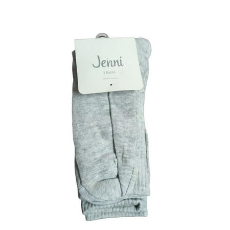 

Jenni Women s 3pk Gray Daisy & Tie-Dyed Crew Socks Shoe size 5-9 Sock size 9-11 New with box/tags