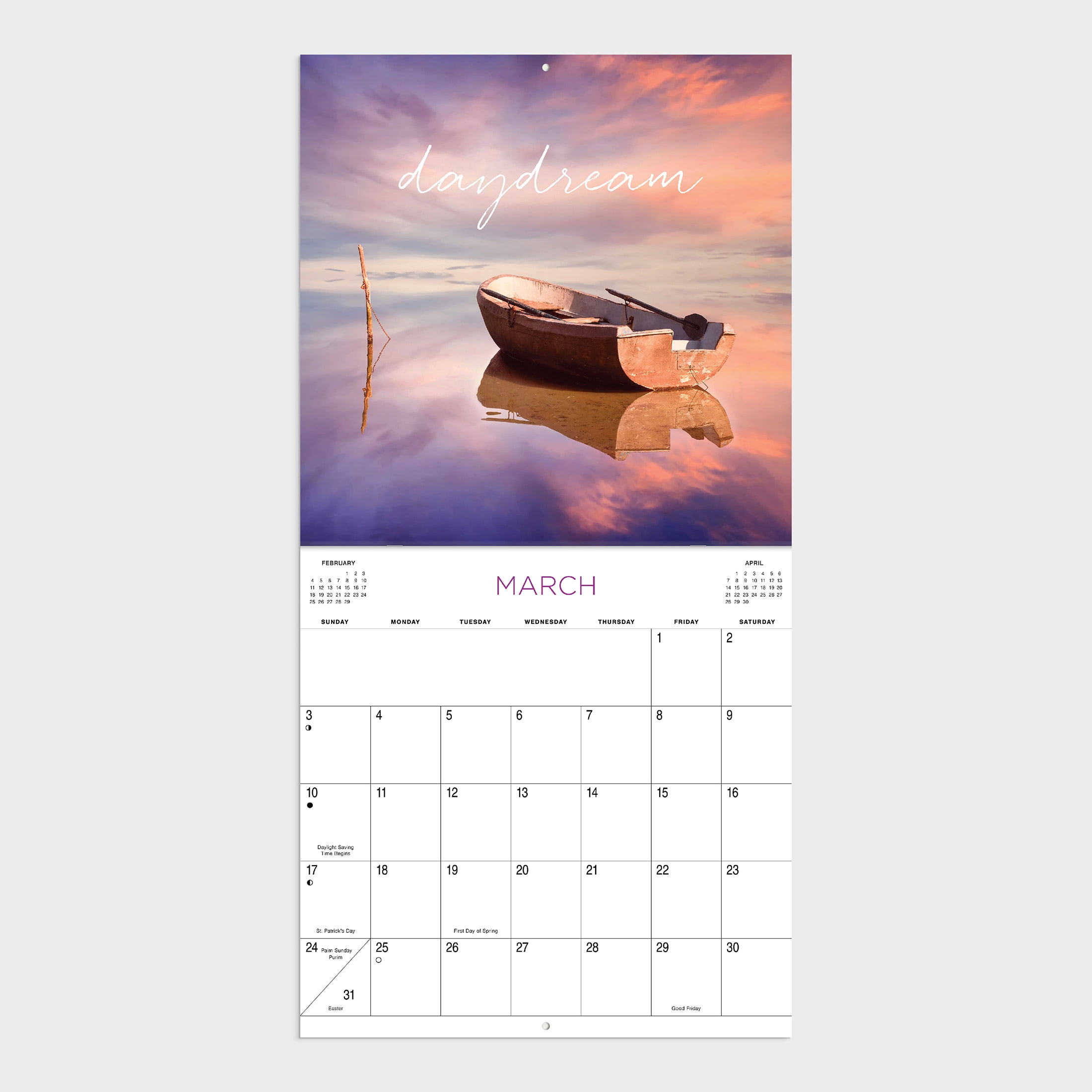 2024-12 Month Hanging Wall Calendar-Tranquility-12x12 by Dayspring