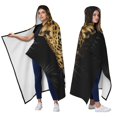 thumbnail image 2 of Cool Leopard Wearable Blanket Hoodies for Women Men Adults Warm Lightweight Bright Blue Eyes Leopards Hooded Blankets for Couch Bed Decor Birthday Gifts 50x60 Inch, 2 of 5