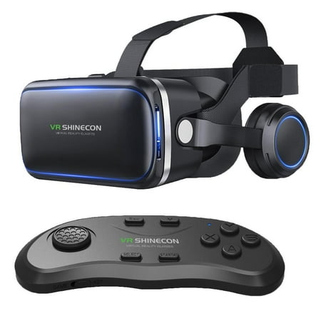 LeeQinersw Universal 3D VR Box Glasses with Game handle for Android IOS 4.7inch-6.0inch