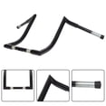 thumbnail image 3 of Kojem 17 Inch Rise Ape Hanger Handlebar Z Bar for Victory Cross Country 2010-2017 Motorcycle Black, 3 of 11