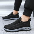thumbnail image 4 of Mens Hiking Walking Shoes Fashion Breathable Mesh Non Slip Work Fashion Sneakers Casual Non Slip Driving Oxfords Loafers, 4 of 7