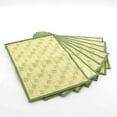 thumbnail image 2 of BambooMN Premium Bamboo Slats Placemat with Fabric Border - Floral Print - 12" x 17.5" - Chicken Print, 6 pcs, 2 of 4